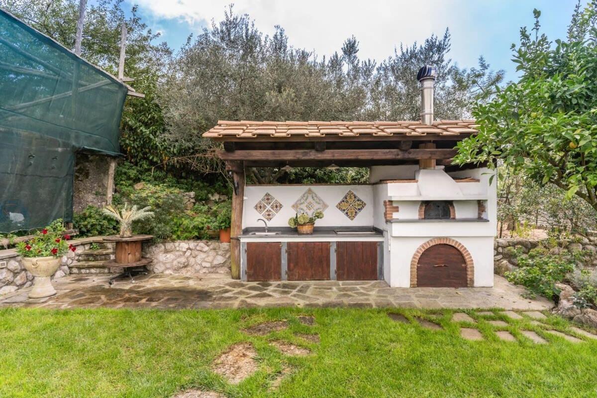 Villa Mimosa Rustic Elegance Views & Pool Massa Lubrense Extérieur photo