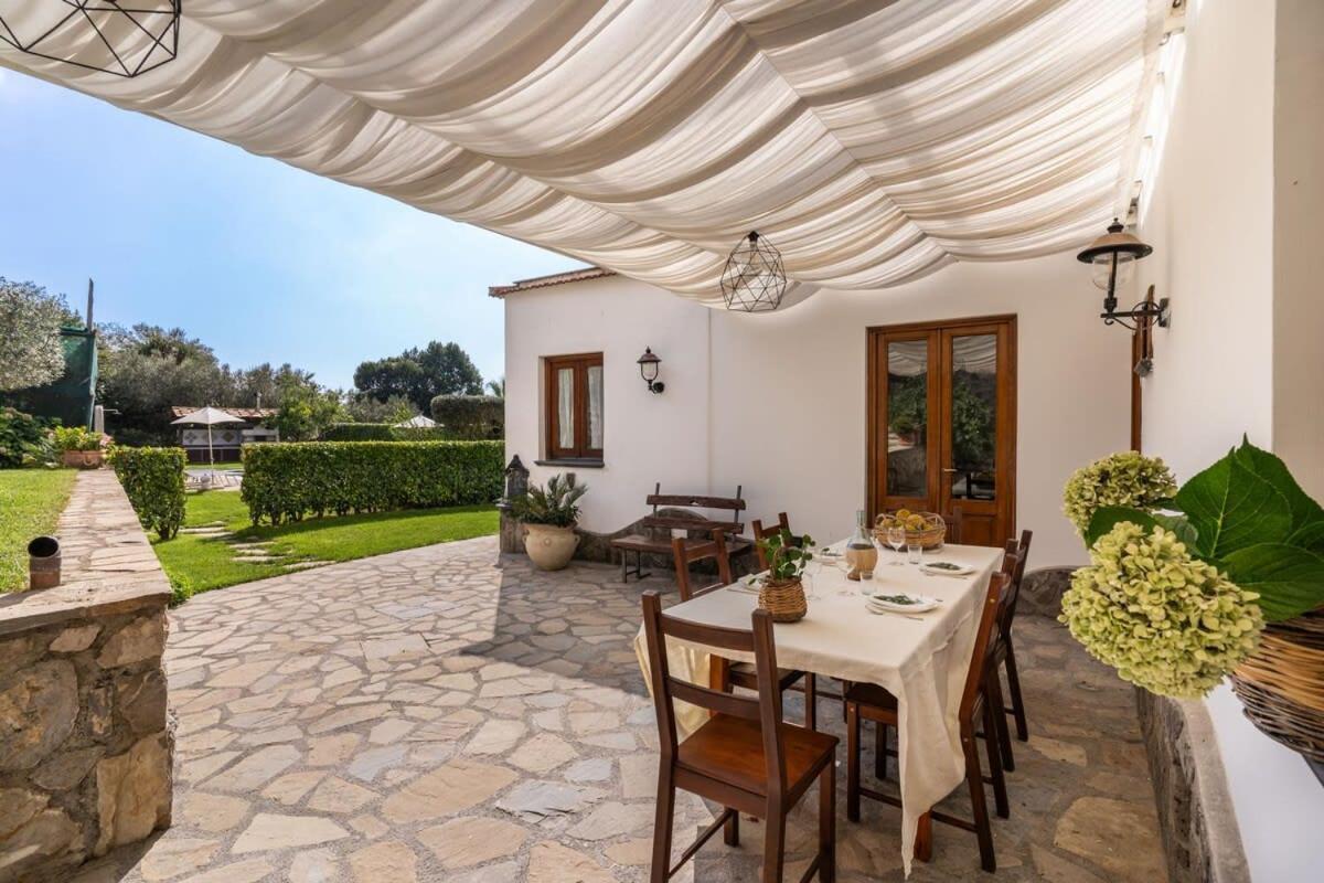 Villa Mimosa Rustic Elegance Views & Pool Massa Lubrense Extérieur photo