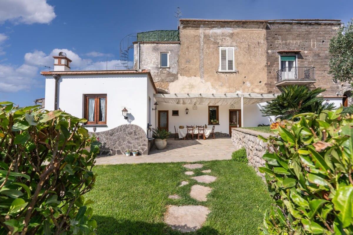 Villa Mimosa Rustic Elegance Views & Pool Massa Lubrense Extérieur photo