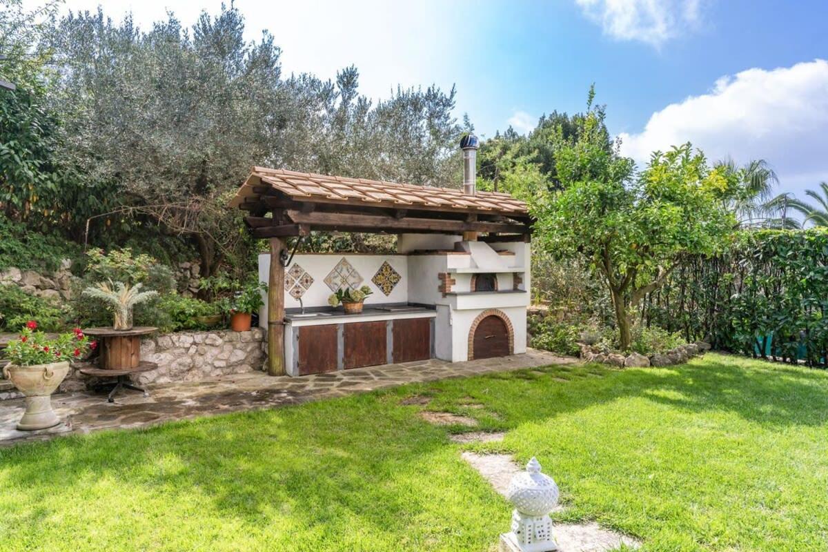 Villa Mimosa Rustic Elegance Views & Pool Massa Lubrense Extérieur photo